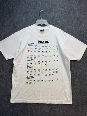 Vintage Pearl Art & Craft Color Chart T-Shirt Screen Stars USA Size XL